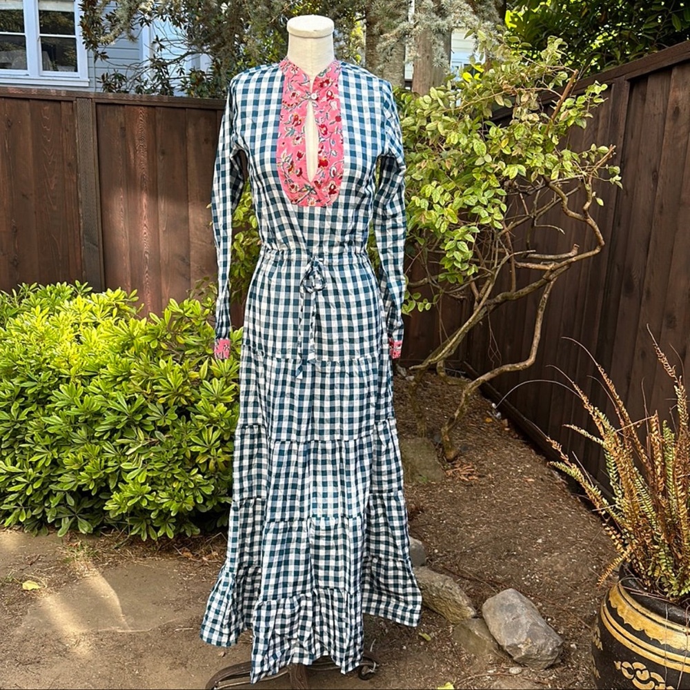 Kleed Blue Gingham Dress